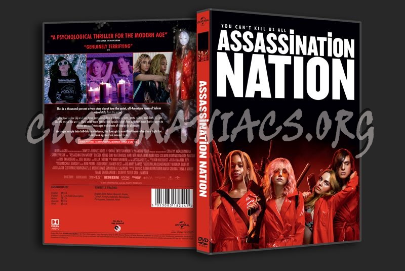 Assassination Nation dvd cover