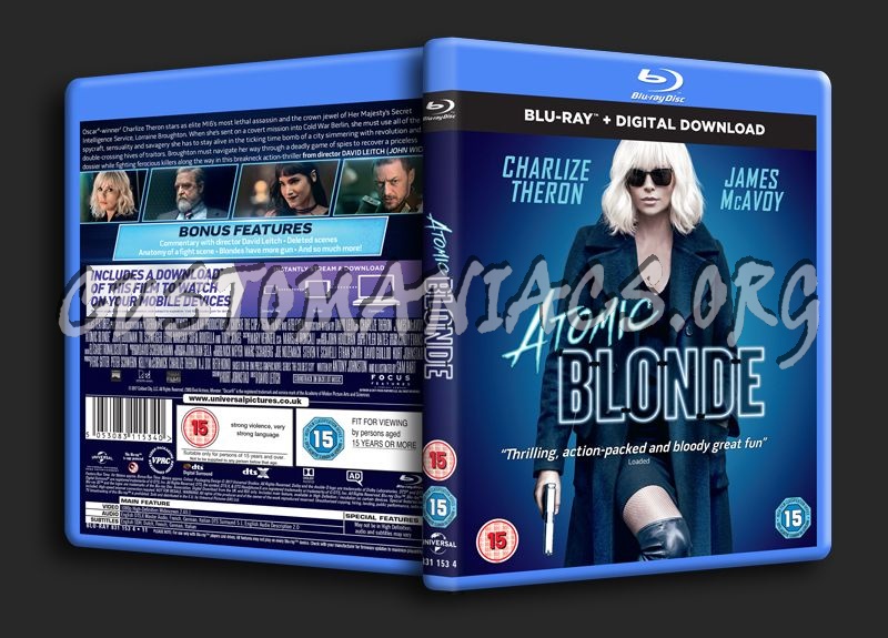 Atomic Blonde blu-ray cover