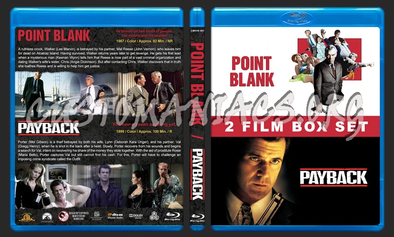 Point Blank / Payback Double Feature blu-ray cover