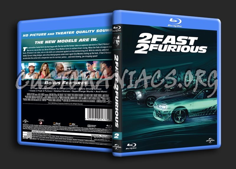 2 Fast 2 Furious blu-ray cover