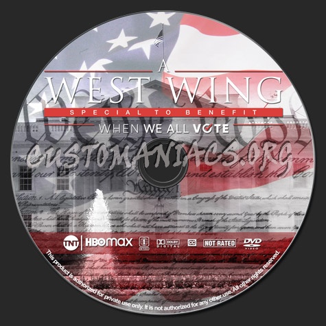 A West Wing Special to Benefit When We All Vote dvd label