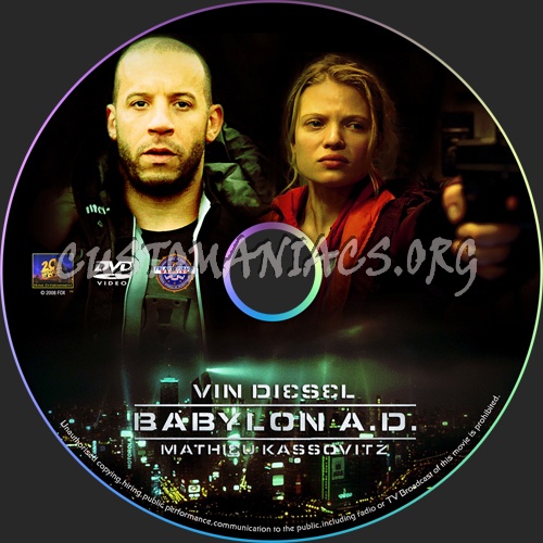 Babylon A.D. dvd label