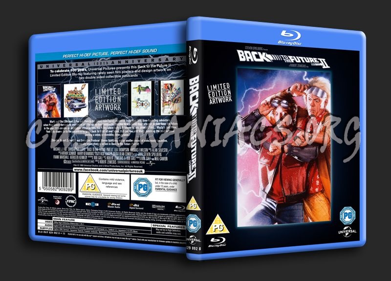 Back to the Future Part 2 blu-ray cover