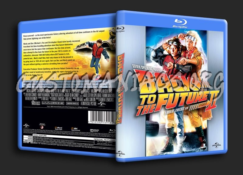 Back to the Future Part 2 blu-ray cover