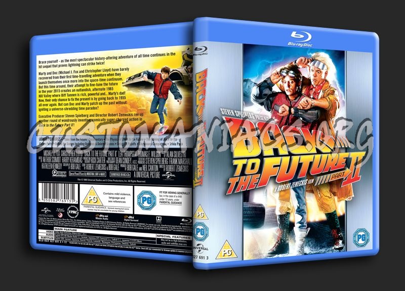 Back to the Future Part 2 blu-ray cover