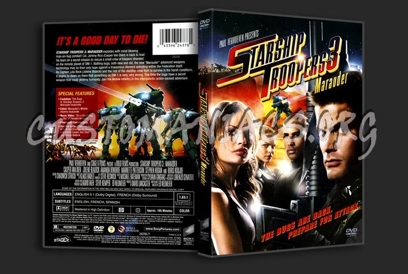 Starship Troopers 3: Marauder dvd cover