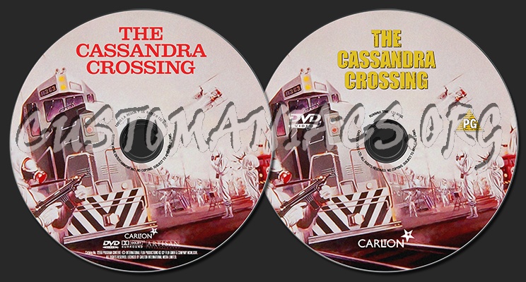 The Cassandra Crossing dvd label