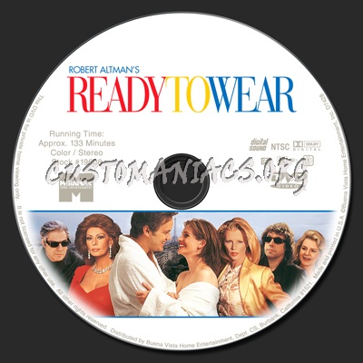 Ready to Wear dvd label