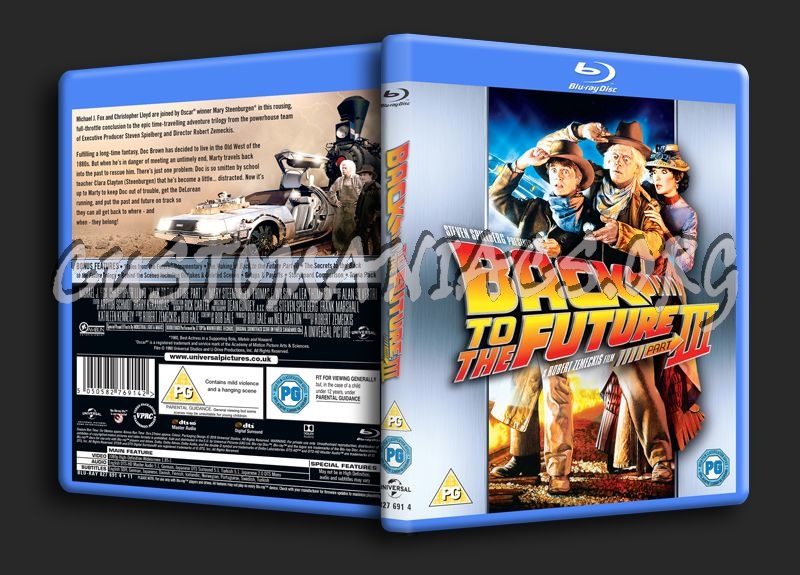 Back to the Future Part 3 blu-ray cover - DVD Covers & Labels by ...