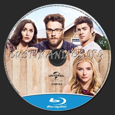 Bad Neighbours 2 blu-ray label