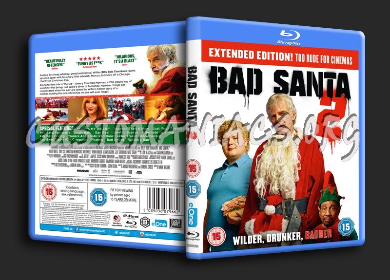 Bad Santa 2 blu-ray cover