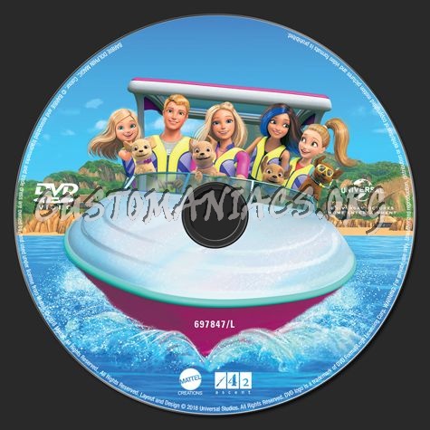 Barbie Dolphin Magic dvd label