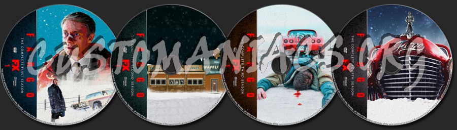 Fargo Seasons 1-4 dvd label