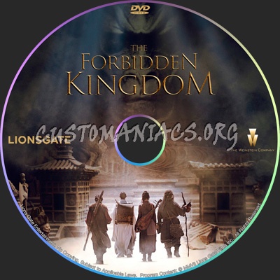 The Forbidden Kingdom dvd label