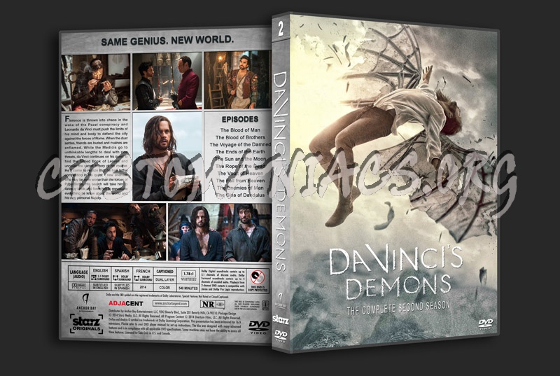 Da Vincis Demons - Season 2 dvd cover