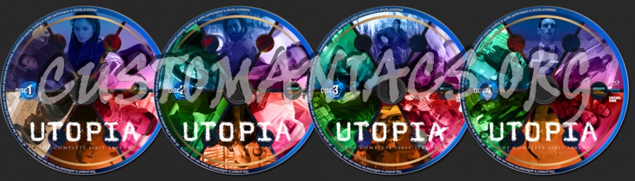 Utopia (2020) - Amazon Prime Collection - Season One blu-ray label