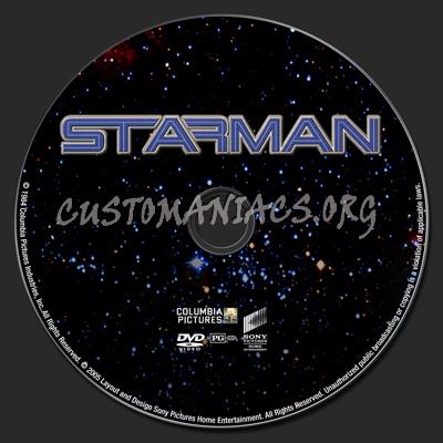 Starman dvd label