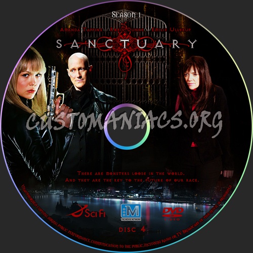 Sanctuary dvd label