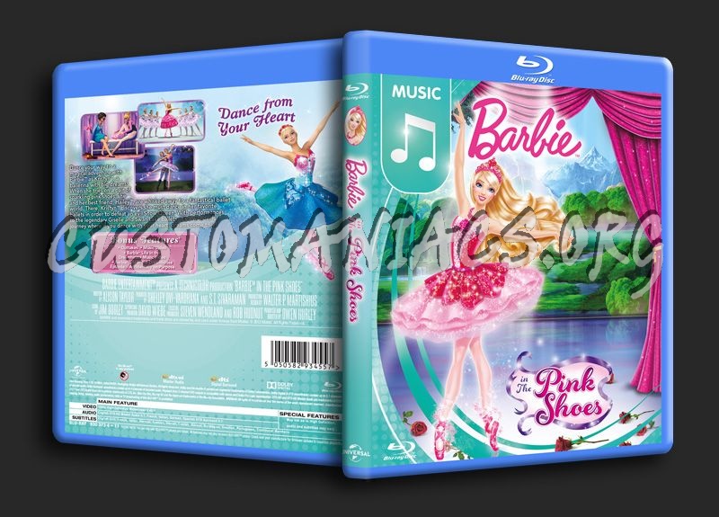 Barbie in the Pink Shoes blu-ray cover