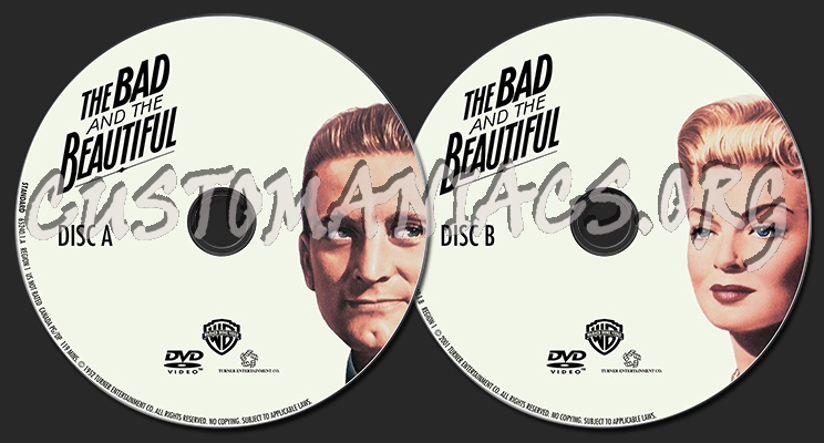 The Bad and the Beautiful dvd label