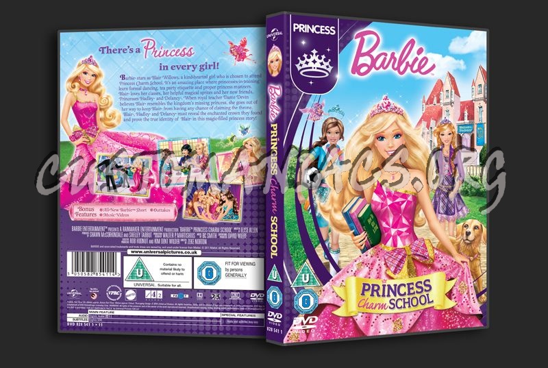 Barbie Princess Charm School dvd cover