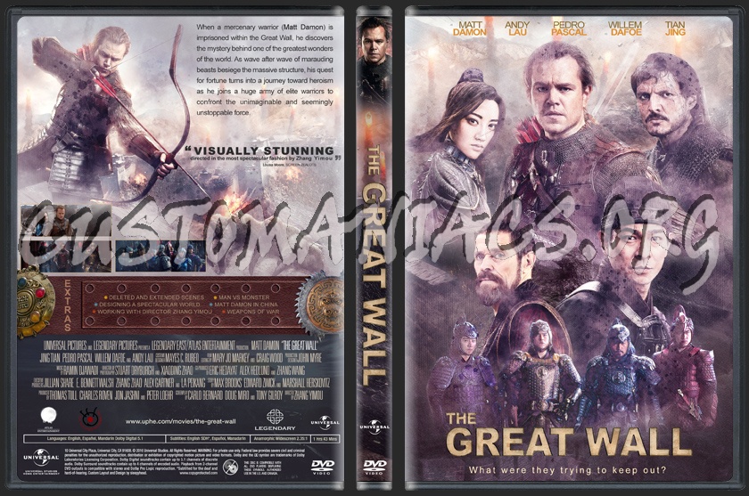 The Great Wall dvd cover