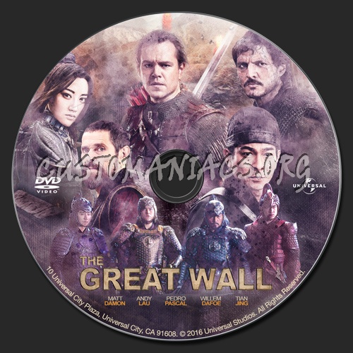 The Great Wall dvd label