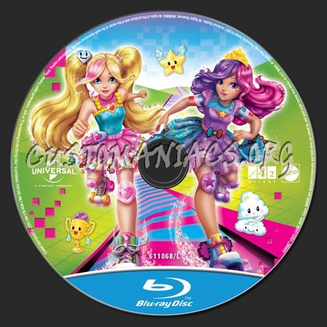 Barbie Video Game Hero blu-ray label