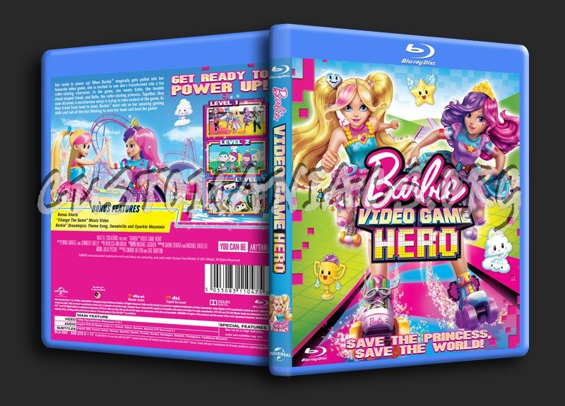 Barbie Video Game Hero blu-ray cover