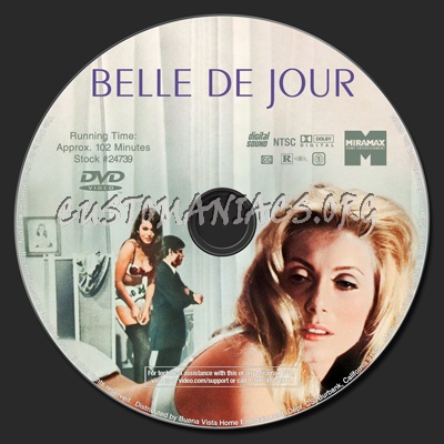 Belle de Jour dvd label