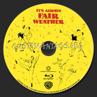 It's Always Fair Weather blu-ray label