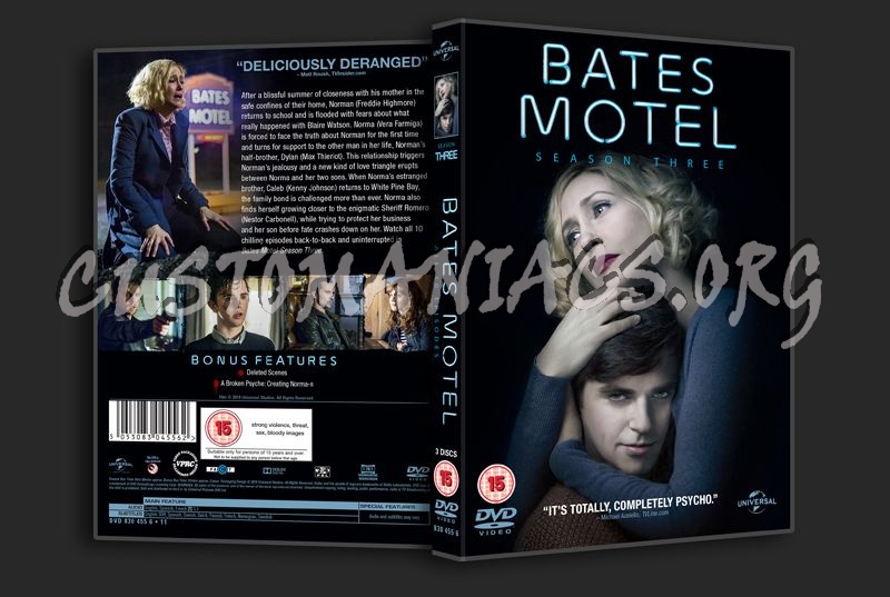 Bates Motel Season 3 dvd cover