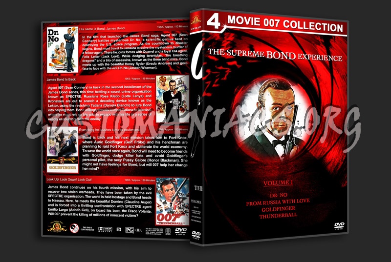 The Supreme Bond Experience - Volumes 1-7 dvd cover