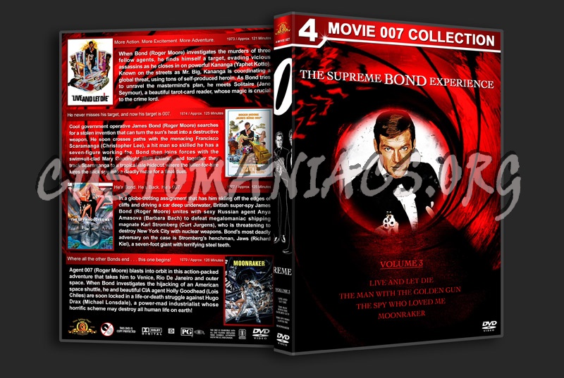 The Supreme Bond Experience - Volumes 1-7 dvd cover