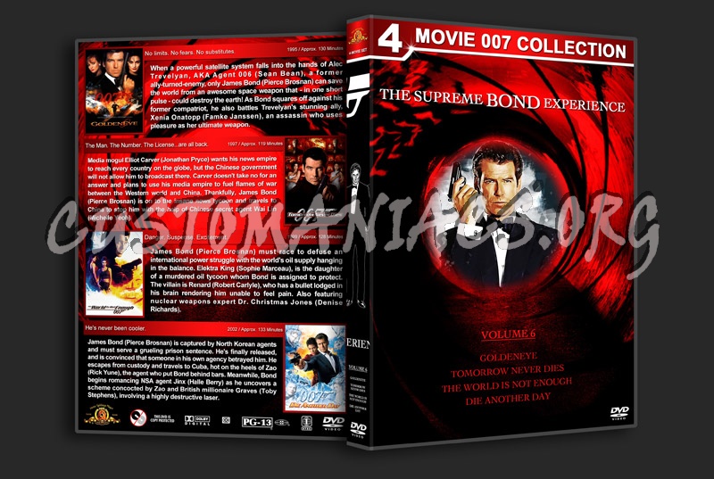 The Supreme Bond Experience - Volumes 1-7 dvd cover