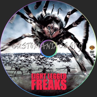 Eight Legged Freaks dvd label