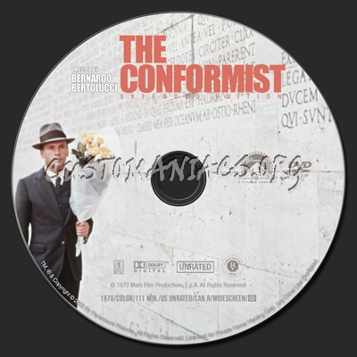 The Conformist dvd label