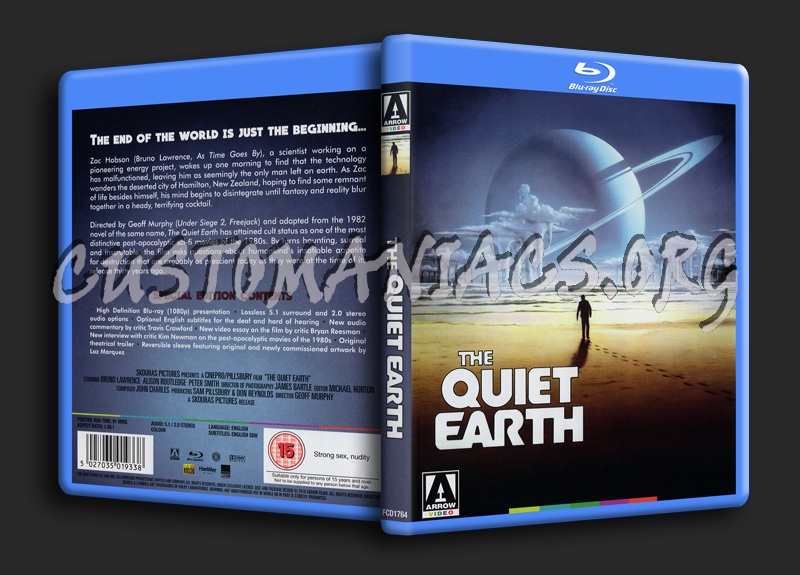 The Quiet Earth blu-ray cover