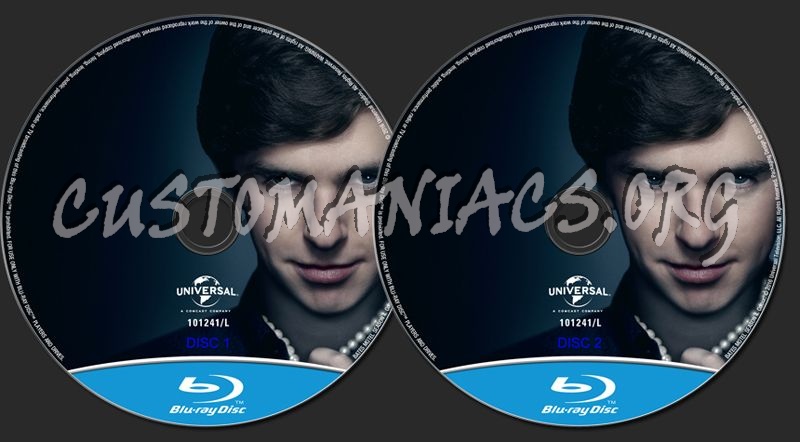 Bates Motel Season 4 blu-ray label