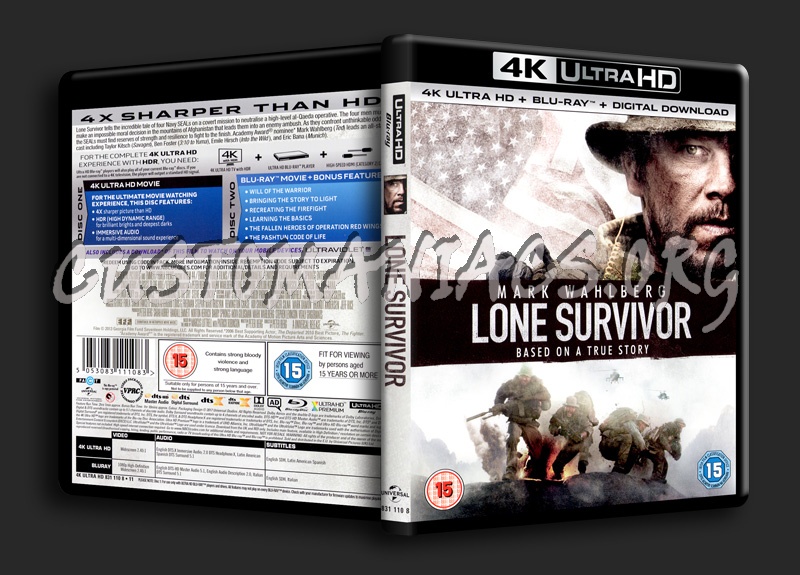 Lone Survivor 4K blu-ray cover