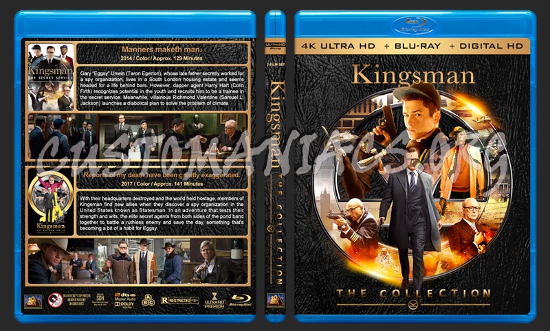 Kingsman Collection (4K) blu-ray cover