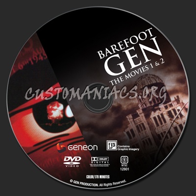 Barefoot Gen 1 & 2 dvd label