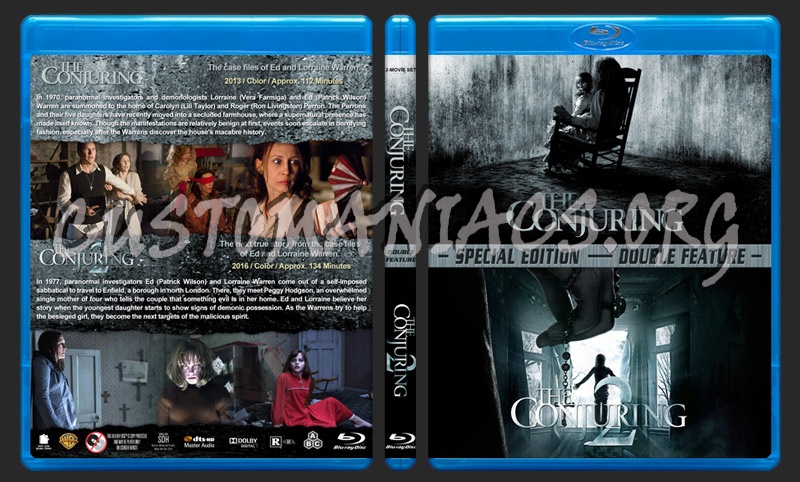 The Conjuring Double Feature blu-ray cover