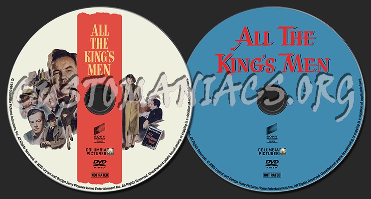 All the King's Men (1949) dvd label