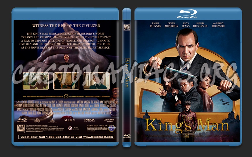 The King's Man blu-ray cover