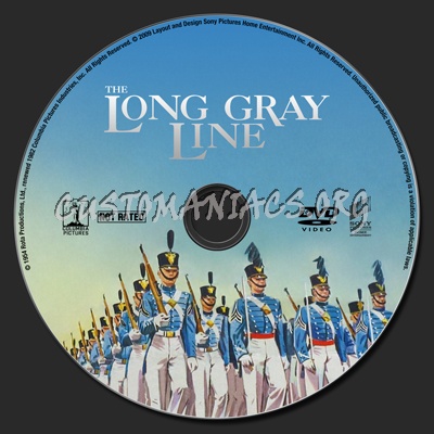 The Long Gray Line dvd label