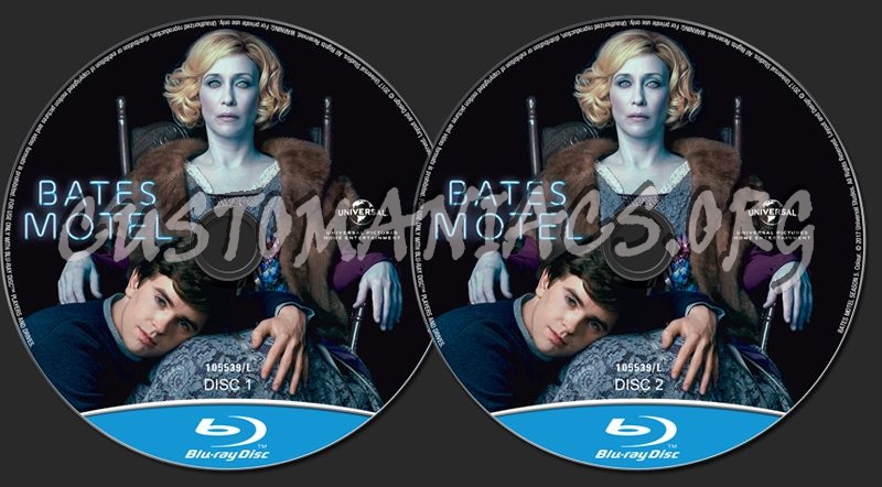 Bates Motel Season 5 blu-ray label