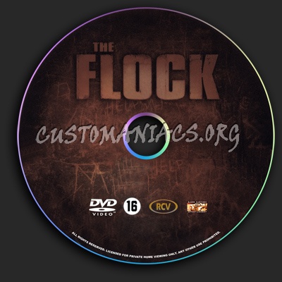 The Flock dvd label