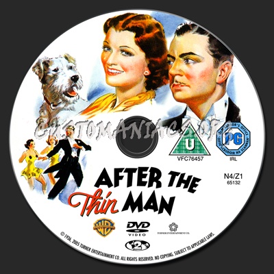 After The Thin Man dvd label