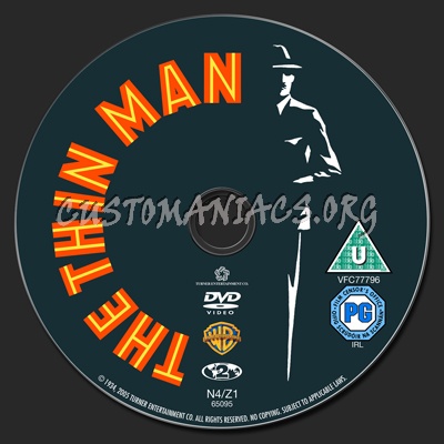 Thin Man, The dvd label